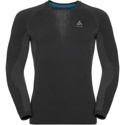 ODLO Herren Funktionsunterhemd "SUW Top, black - odlo concrete grey, XXL