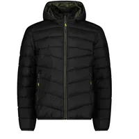 CMP Herren Jacke MAN JACKET SNAPS HOOD, NERO MEL., 48