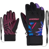 Ziener Kinder Ski-Handschuhe/Wintersport Wasserdicht Atmungsaktiv Trendig Primaloft LANUS AS, purple, 3,5