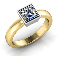 Verlobungsring VR06 750er Gelb-/Weiflgold - 3268