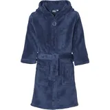 Playshoes Fleece-Bademantel uni in Marine | Gr.: 86/92