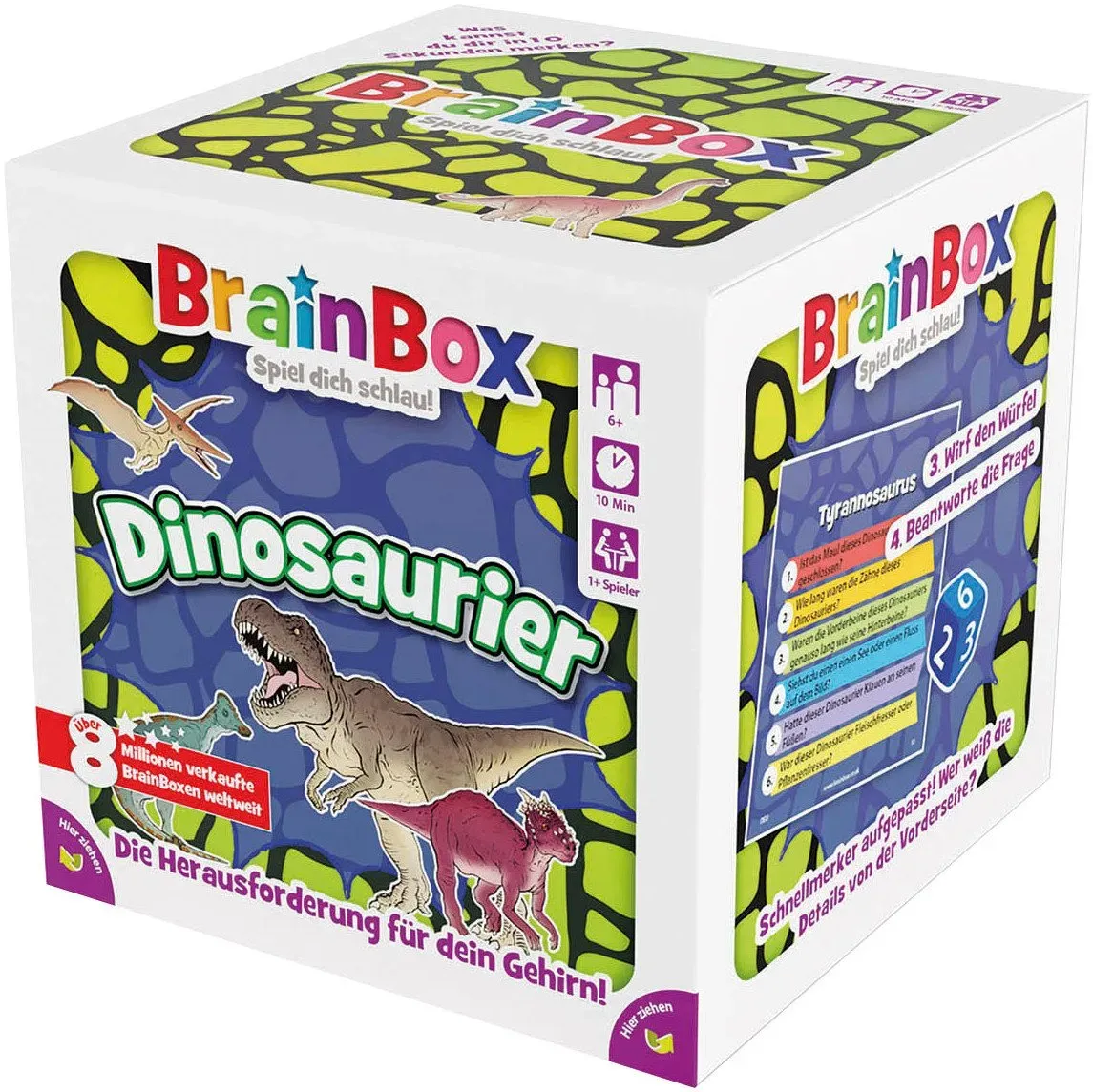 Preisvergleich Produktbild BrainBox Spiel Dinosaurier, Lernspiel bunt