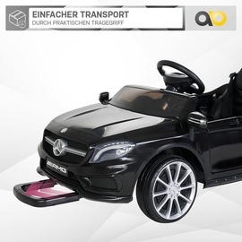 Actionbikes Motors Kinder-Elektroauto Mercedes AMG GLA45 Lizenziert (Schwarz)