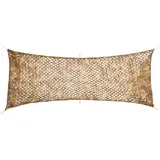 vidaXL Tarnnetz, Camouflage Netz mit Aufbewahrungstasche, Bundeswehr Armee Army Tarnung, Jagd Camping Dekonetz, 412x144cm Sandfarbe