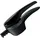 GEFU PRESCO schwarz, B:9,9cm L:11,5cm T:33,5cm, Edelstahl, Kunststoff, Küchenpressen, zum Pressen von Kartoffeln, Obst, Spaghetti-Eis oder Spätzle