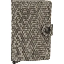 Secrid Miniwallet Hexagon Unisex Geldbörse grau
