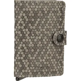 Secrid Miniwallet Hexagon Unisex Geldbörse grau