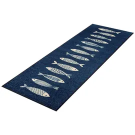 Wash+Dry Fish Tango 60 x 180 cm Blau