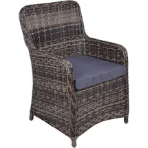 Garden Pleasure Gartensessel BORDEAUX 2 St. 55 x 70 x 106 cm braun