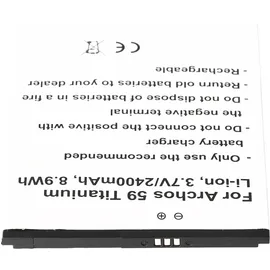 AccuCell Akku passend für den Archos 59 Titanium Akku AC59TI