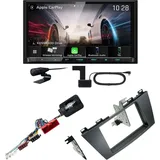 Kenwood DMX8021DABS Android Auto CarPlay Bluetooth Einbauset für Mazda 5 CW