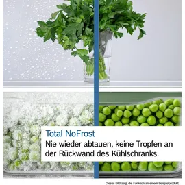 Bosch Serie 4 KGN392WCF Kühl-Gefrierkombination (363 l, 2030 mm hoch, Weiß)