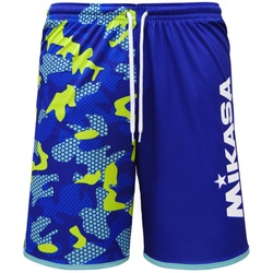 MIKASA Beachvolleyball Shorts Camouflage Herren royal M