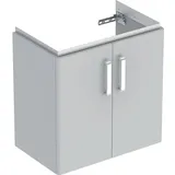 Geberit Renova Compact Unterschrank für Waschtisch, mit zwei Türen, hellgrau, 501.926.42.1