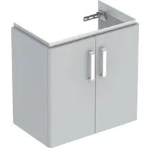 Geberit Renova Compact Unterschrank für Waschtisch, mit zwei Türen, hellgrau, 501.926.42.1