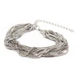 COLLEZIONE ALESSANDRO Armband Braciale, Damen, Gr. Metall, silber (silbern), COLLEZIONE ALESSANDRO Armbänder Armband
