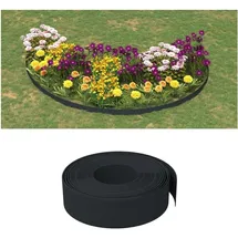 vidaXL Rasenkante 10 m 15 cm schwarz