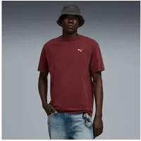 Puma ESS ELEVATED RELAXED WASH TEE ruby shimmer S
