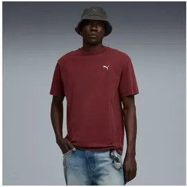 Puma ESS ELEVATED RELAXED WASH TEE ruby shimmer S