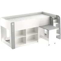 Demeyere GROUP Hochbett »HAMPTON Kombi Bett mit Schreibtisch«, Kombi