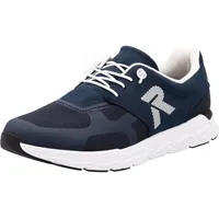 Rieker Herren Preston 9100 Sneaker Low, Blau, 40