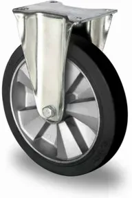 CASCOO Bockrolle ø 250 mm Serie BAF4 Doppelkugellager Müllbehälter