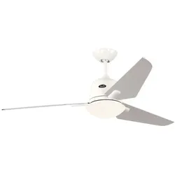 Eco Aviatos 132, Weißer und grauer Ventilator mit Licht, CasaFan