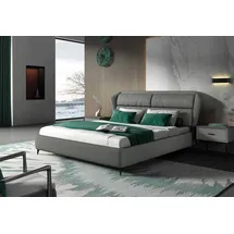 xl moebel gmbh Polsterbett 180 x 200 cm Grau