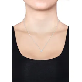 Elli Kette mit Anhänger Buchstabe A Silber