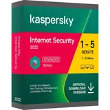 Kaspersky Internet Security 2022 PC/MAC/Android | 1 Gerät / 1 Jahr