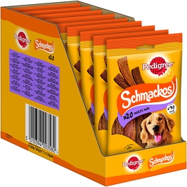 PEDIGREE Schmackos Fleischstreifen Hundesnacks x 20 Stück