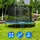 Thunder Gartentrampolin Ultra 366 cm inkl. Sicherheitsnetz Blau