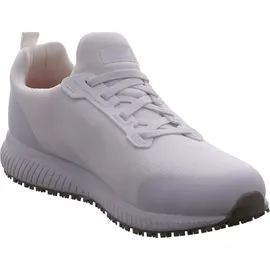 SKECHERS Squad Sr Myton Sneaker, White Textile Synthetic, 47.5 EU