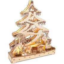 Brubaker Lichterbogen LED Tannenbaum 34 x 28 x 9 cm