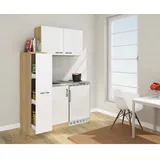 Respekta Miniküche MK130ESWOSS 130 cm Respekta