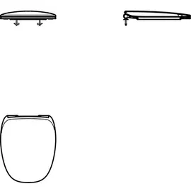 Ideal Standard Scharniersatz für WC-Sitz T2960BJ
