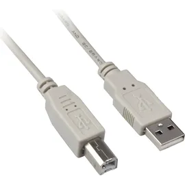 Sharkoon USB-Kabel > USB-B Stecker - grau,