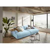 GALLERY M branded by Musterring Loungesofa »Lucia«, Cord-Bezug, Breite 292 cm blau