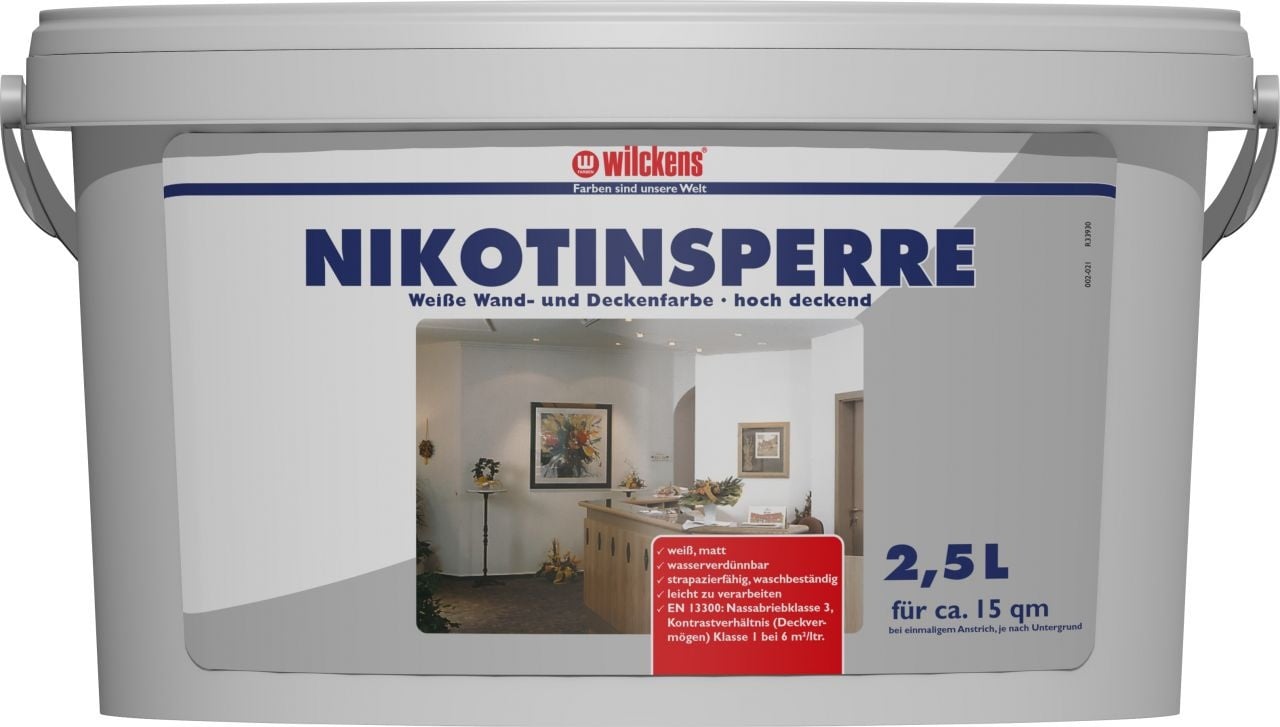 Wilckens Nikotinsperre 2,5 L weiß matt