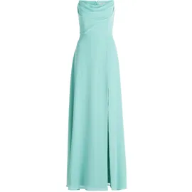 Vera Mont Abendkleid Wasserfallausschnitt Grün 34