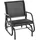 Outsunny Schaukelstuhl 66 x 75 x 85 cm schwarz