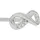 Tom Tailor Ohrstecker Infinity Silber 925 2100585 4,0 mm