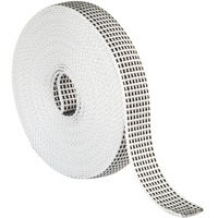 Amig - Band für Gurtwickler von Rollläden, schwarz-weiß meliert, Ersatzband für Rolladensspule, angenehm in der Hand und fest, UV-beständig und verschleißfest. Maße 14 mm x 6 m