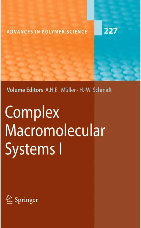 Complex Macromolecular Systems I  Kartoniert (TB)