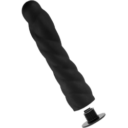 Austauschbarer Dildo für Strap-On, 16 cm, schwarz