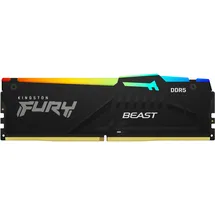 Kingston  FURY Beast DDR5 5600MT/s RGB 16GB Kit (2x8GB) CL36 Schwarz KF556C36BBAK2-16