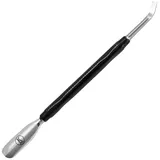 K-Pro Nagelhautschieber Nagelreiniger Edelstahl Spatel - Pro Pusher (Schwarz) 1 St