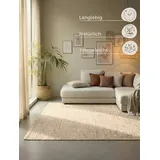 HANSE HOME "Jaipur Juteteppich, als Läufer und in Rund", beige Naturweiß B:60cm H:10mm L:90cm, Jute, Teppiche, Teppich, 100% Naturfaser, Wohnzimmer, Esszimmer, Schlafzimmer, GRS