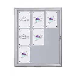 Schaukasten Flat BT23 Indoor/Outdoor 3x3 DIN A4 (Außenformat: 741x1.004mm)