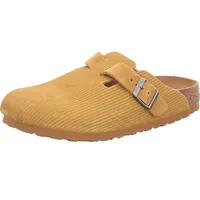 Birkenstock Boston geprägtes Veloursleder Herren Clogs, Größe:42 EU - Braun 42